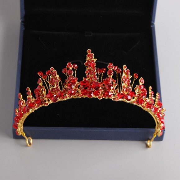 Bridal Gold Leaf Headband, Wedding Tiara crown main image 4